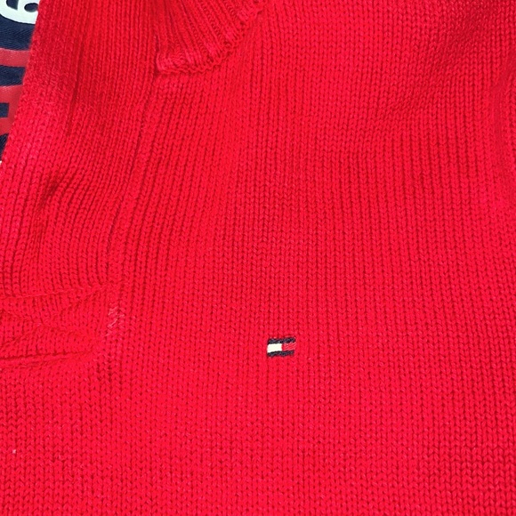 Tommy Hilfiger boys 1/4 zip sweater - Picture 3 of 5